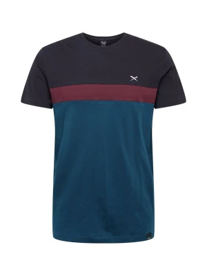 Foto van product Iriedaily Shirt 'Court' petrol / wijnrood / zwart