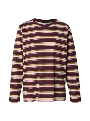 Foto van product Iriedaily Shirt mosterd / wijnrood / cranberry