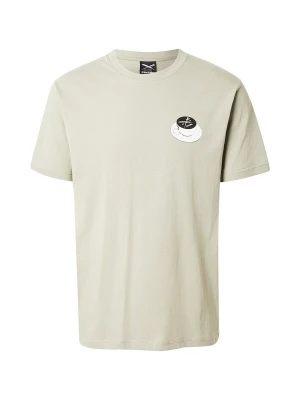 Foto van product Iriedaily Shirt 'Slowpresso' pastelgroen / zwart / wit