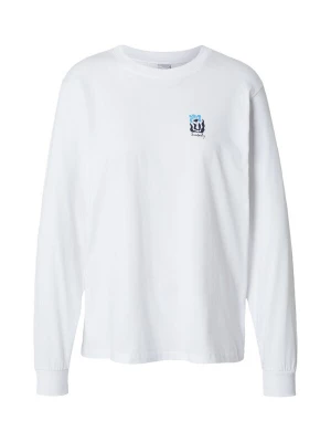 Foto van product Iriedaily Shirt 'Square Flowers' hemelsblauw / kastanjebruin / smaragd / wit