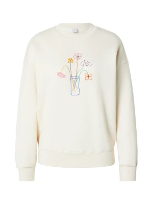 Foto van product Iriedaily Sweatshirt 'Stitch Flower' blauw / groen / rosa / natuurwit