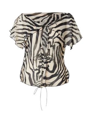 Foto van product IRO Blouse beige / zwart