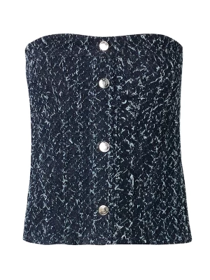 Foto van product IRO Top 'VANNY' blauw denim / donkerblauw
