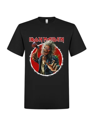 Foto van product Iron Maiden Shirt 'Iron Maiden Axe Eddie Exploding Circle Back and Front T-Shirt' zwart
