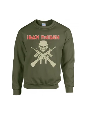 Foto van product Iron Maiden Sweatshirt 'Iron Maiden Eddie Soldier Sweatshirt' groen