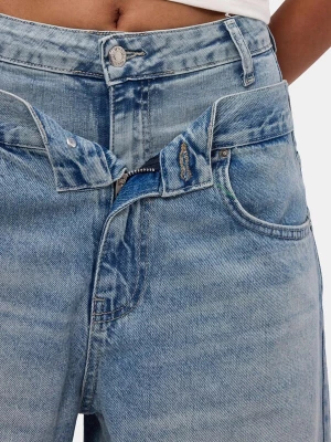 Foto van product IT'S BASIC Jeans 'BERMUDA HIGH RISE SHORT' hemelsblauw