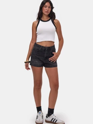 Foto van product IT'S BASIC Jeans 'MINI DENIM SHORT' black denim