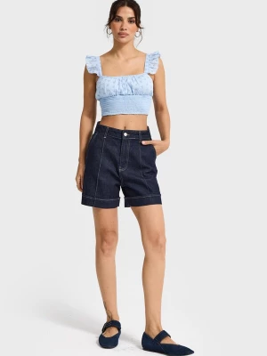 Foto van product IT'S BASIC Jeans 'Mini Denim Short' indigo