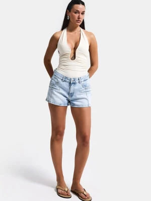 Foto van product IT'S BASIC Jeans 'MINI DENIM SHORT' lichtblauw