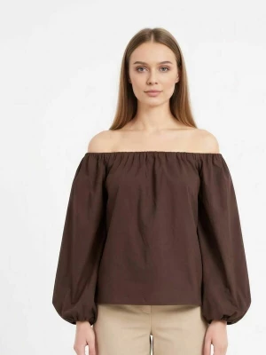 Foto van product ITS MAY Shirt ' Lia ' bruin