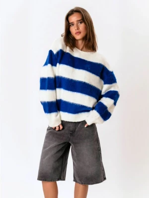 Foto van product ITS MAY Trui ' Striped ' wit