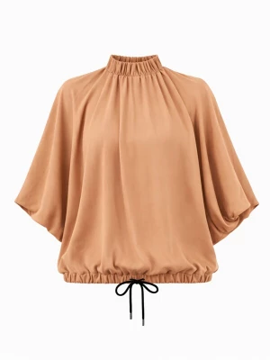 Foto van product IUnique Blouse 'Kimono Blouse' lichtbruin