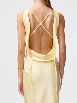 Foto van product Ivory Field Avondjurk 'Alice Evening Dress' pasteelgeel