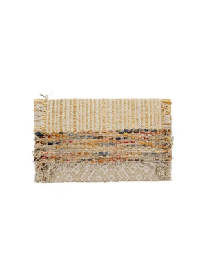 Foto van product IZIA Clutch ecru / sand / navy / vuurrood