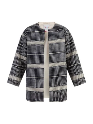 Foto van product IZIA Gebreid vest crème / nachtblauw