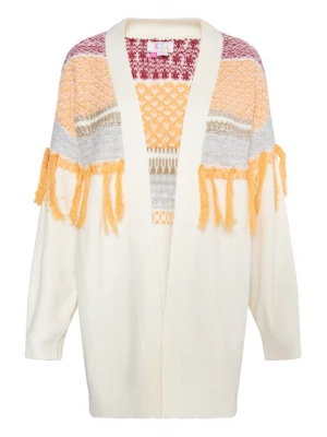 Foto van product IZIA Gebreid vest 'Eyota' pastelblauw / lila / lichtoranje / wolwit