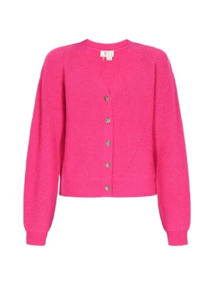Foto van product IZIA Gebreid vest pink