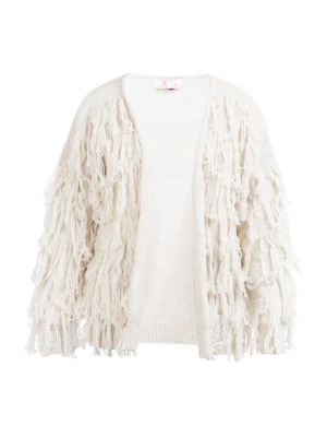 Foto van product IZIA Gebreid vest wolwit