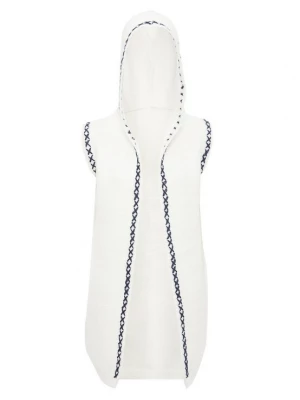Foto van product IZIA Gebreide bodywarmer nachtblauw / wit