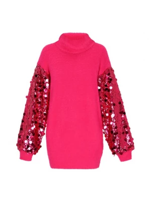 Foto van product IZIA Gebreide jurk pink