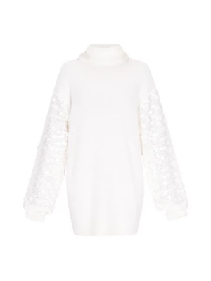 Foto van product IZIA Gebreide jurk wit