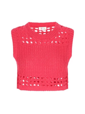 Foto van product IZIA Gebreide top fuchsia
