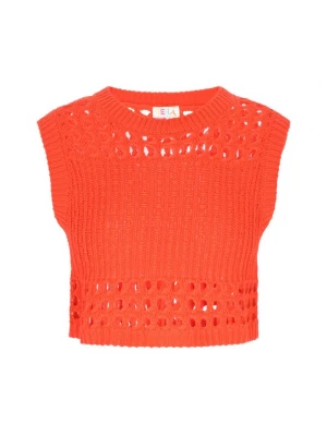 Foto van product IZIA Gebreide top oranje
