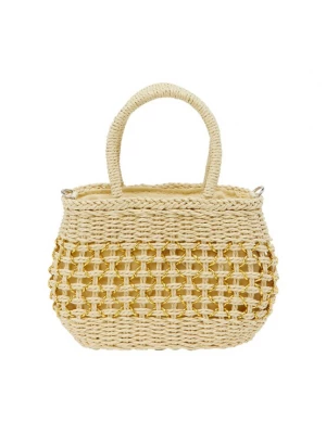 Foto van product IZIA Handtas beige / goud