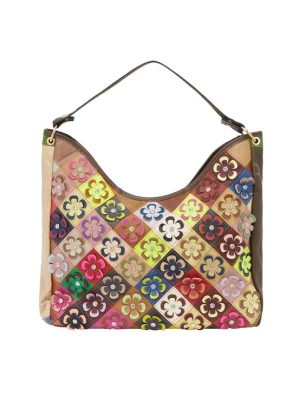 Foto van product ebeeza Handtas bruin / gemengde kleuren