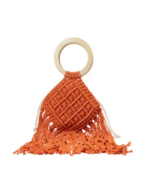 Foto van product IZIA Handtas crème / donkeroranje