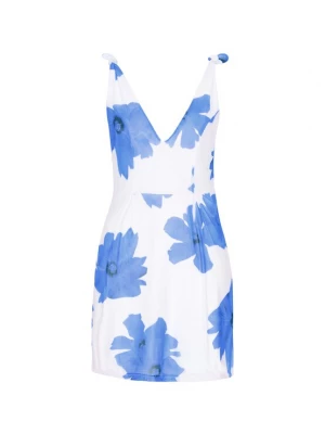 Foto van product IZIA Jurk blauw / wit