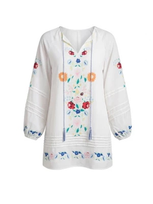 Foto van product IZIA Jurk gemengde kleuren / wit