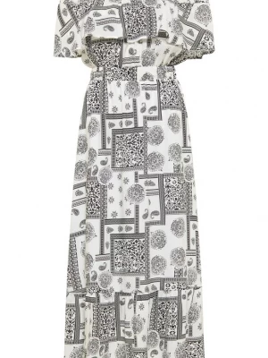 Foto van product IZIA Jurk grijs / zwart / wit
