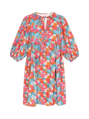 Foto van product ebeeza Jurk beige / blauw / oranje / pink
