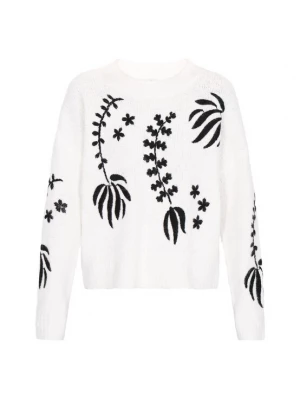 Foto van product IZIA Oversized trui zwart / wit