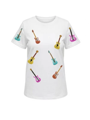 Foto van product IZIA Shirt gemengde kleuren / wit