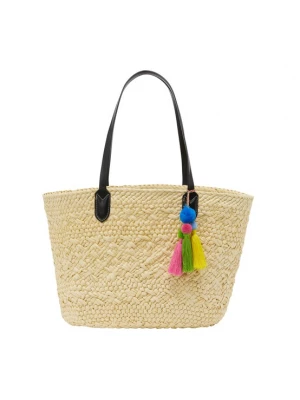 Foto van product IZIA Shopper beige / geel / groen / pink