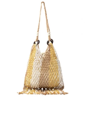 Foto van product IZIA Shopper lichtbruin / geel / wit