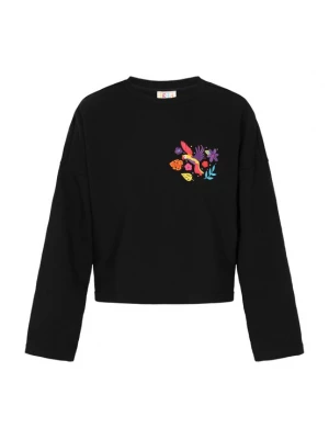 Foto van product IZIA Sweatshirt 'Boho' azuur / geel / lila / zwart