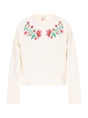 Foto van product IZIA Sweatshirt 'Boho' lichtbeige / groen / pink / rood