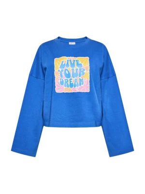Foto van product IZIA Sweatshirt kobaltblauw / lichtblauw / geel / pink