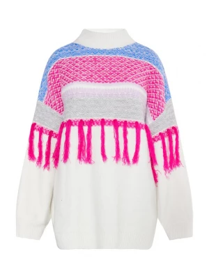 Foto van product IZIA Trui 'Eyota' blauw / grijs / pink / wolwit