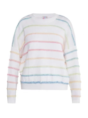 Foto van product IZIA Trui 'Hoona' blauw / lichtgroen / pink / wolwit