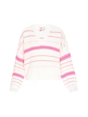 Foto van product IZIA Trui neonroze / offwhite