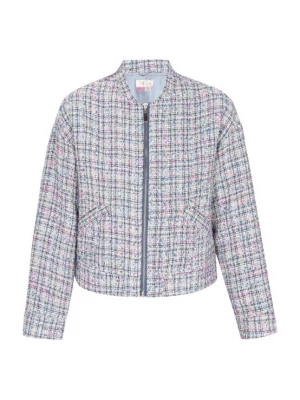 Foto van product IZIA Tussenjas blauw / grijs / pink