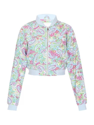 Foto van product IZIA Tussenjas cyaan blauw / pastelgroen / lila / rosa / wit