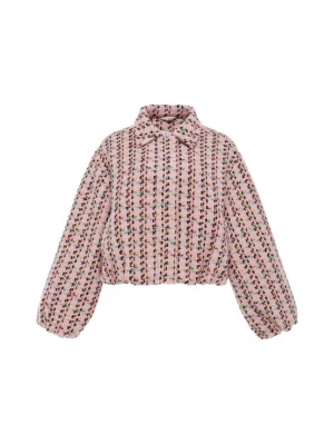 Foto van product IZIA Tussenjas duifblauw / rosa / rood / zwart
