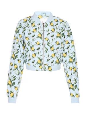 Foto van product IZIA Tussenjas pastelblauw / geel / groen / wit