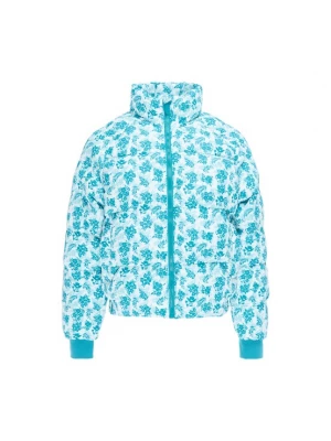 Foto van product IZIA Tussenjas turquoise / lichtblauw / wit
