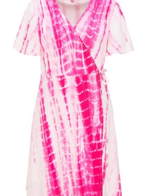 Foto van product IZIA Zomerjurk pink / wit